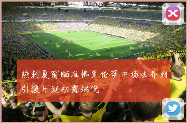 热刺夏窗瞄准佛罗伦萨中场法乔利引援计划初露端倪